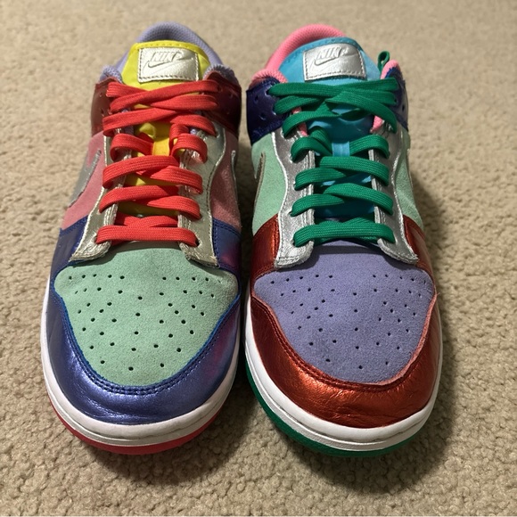Nike Dunk Low DN0855-600 Sunset Pulse Women’s Sneaker Shoe Size 11.5 Multicolor - Picture 3 of 12